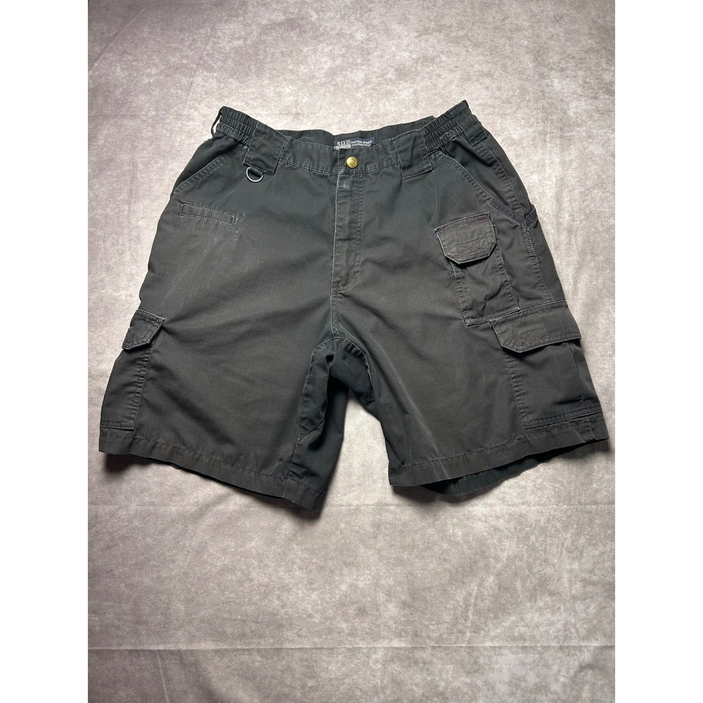 5.11 Tactical Cargo Shorts Mens 34 Gray Ripstop Utility Pockets 73287